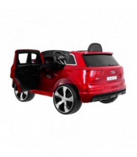Voiture électrique 12V Audi Q7 Rouge Métallisée - Pack Luxe