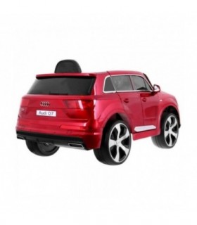Voiture électrique 12V Audi Q7 Rouge Métallisée - Pack Luxe