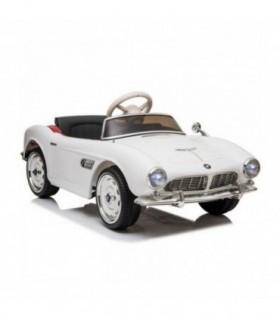 Voiture électrique 12V BMW 507 retro Blanche - Pack Luxe