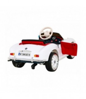 Voiture électrique 12V BMW 507 retro Blanche - Pack Luxe
