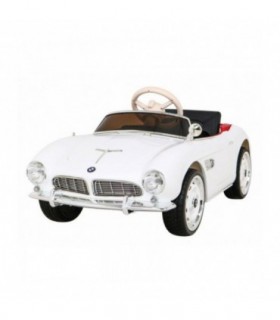 Voiture électrique 12V BMW 507 retro Blanche - Pack Luxe