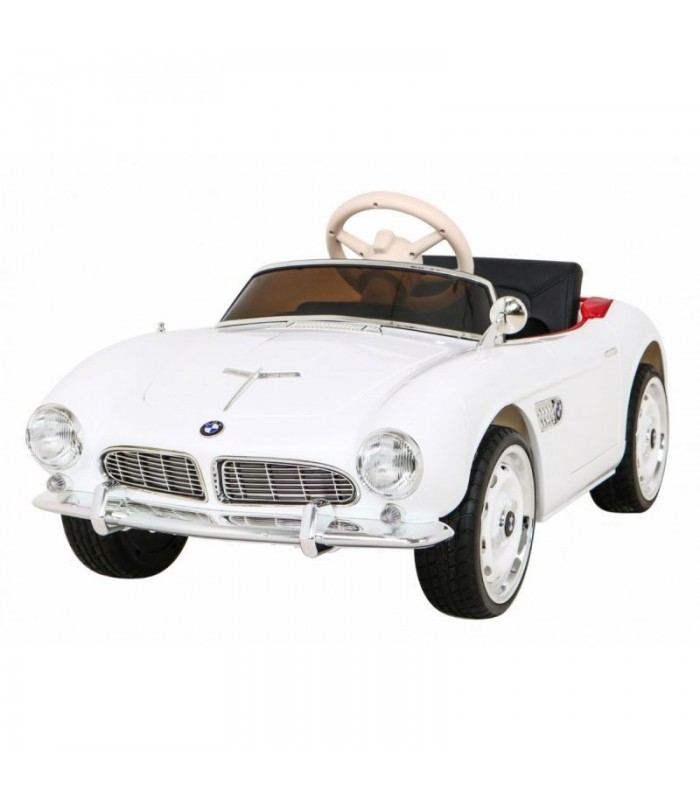 Voiture électrique 12V BMW 507 retro Blanche - Pack Luxe