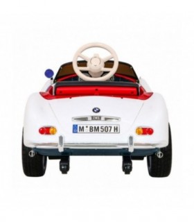 Voiture électrique 12V BMW 507 retro Blanche - Pack Luxe