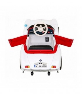 Voiture électrique 12V BMW 507 retro Blanche - Pack Luxe