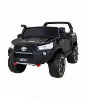 Voiture électrique 2 places 2 x 12V Toyota Hilux Noir - Pack Luxe