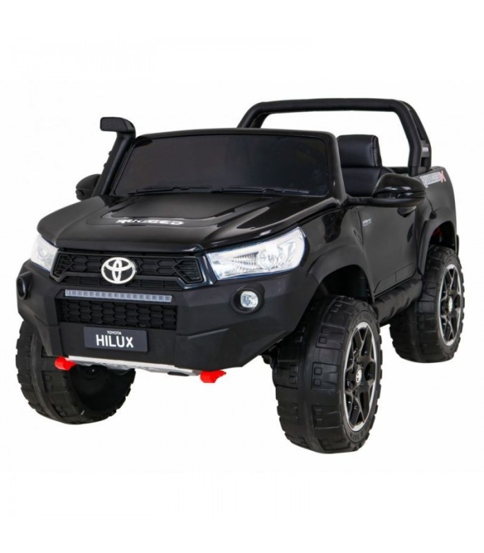 Voiture électrique 2 places 2 x 12V Toyota Hilux Noir - Pack Luxe