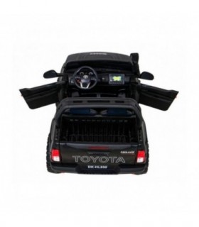Voiture électrique 2 places 2 x 12V Toyota Hilux Noir - Pack Luxe
