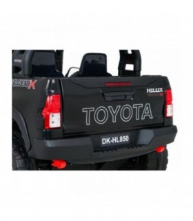 Voiture électrique 2 places 2 x 12V Toyota Hilux Noir - Pack Luxe