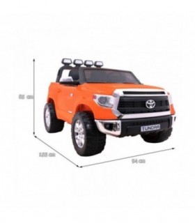 Voiture électrique 2 places 24V Toyota Tundra Orange - Pack Luxe