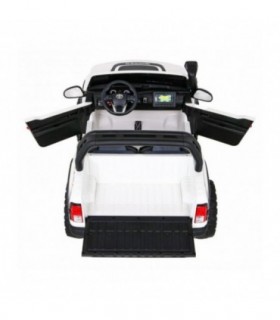 Voiture électrique 2 places 2 x 12V Toyota Hilux Blanche - Pack Luxe
