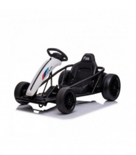 Kart électrique 24V Drift Master Blanc - Pack Evo