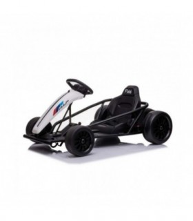 Kart électrique 24V Drift Master Blanc - Pack Evo