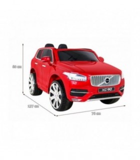 Voiture électrique 2 places 12V Volvo XC90 Rouge Métallisé - Pack Luxe