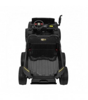 Camion électrique 2 places 2 x 12V A730 Noir - Pack Luxe