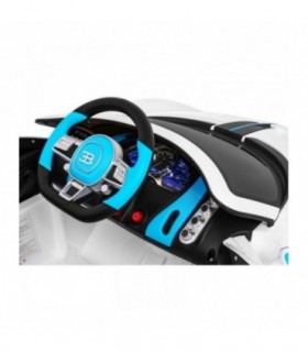 Voiture électrique Bugatti Divo Blanc - Pack Luxe