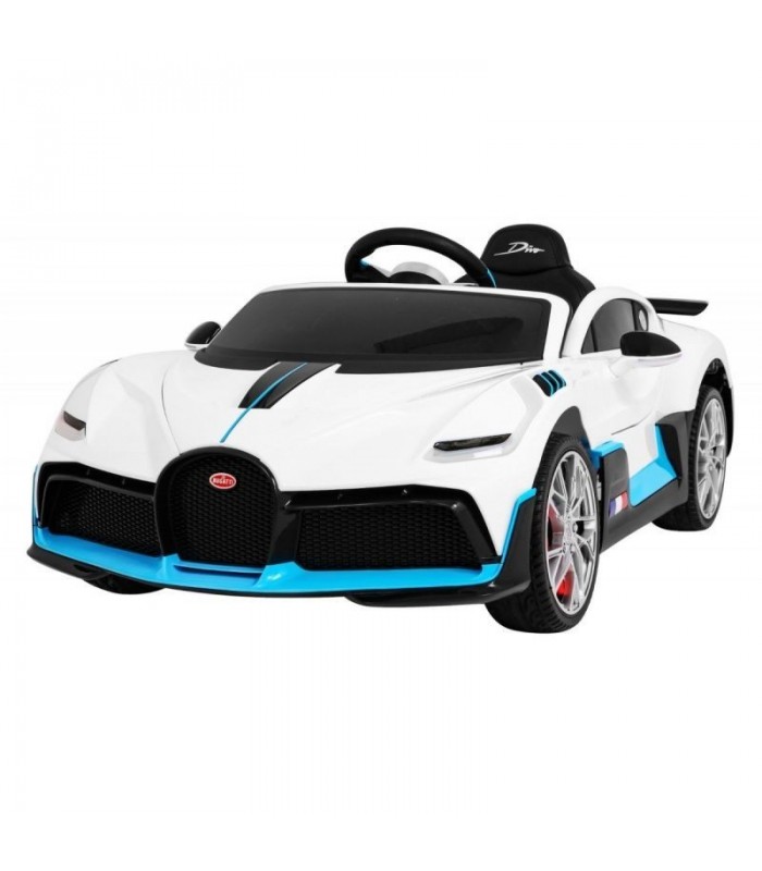 Voiture électrique Bugatti Divo Blanc - Pack Luxe