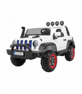 Voiture électrique 2 places 2 x 12V Allroad Blanche - Pack Luxe