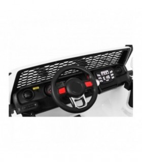 Voiture électrique 2 places 2 x 12V Allroad Blanche - Pack Luxe