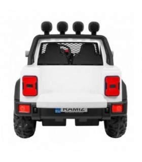 Voiture électrique 2 places 2 x 12V Allroad Blanche - Pack Luxe