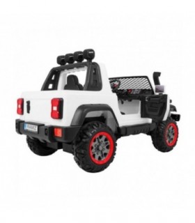 Voiture électrique 2 places 2 x 12V Allroad Blanche - Pack Luxe