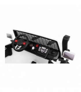 Voiture électrique 2 places 2 x 12V Allroad Blanche - Pack Luxe