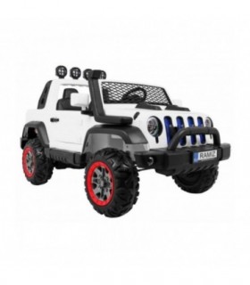 Voiture électrique 2 places 2 x 12V Allroad Blanche - Pack Luxe