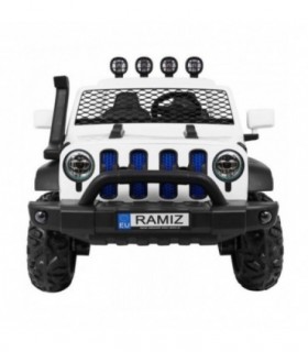 Voiture électrique 2 places 2 x 12V Allroad Blanche - Pack Luxe