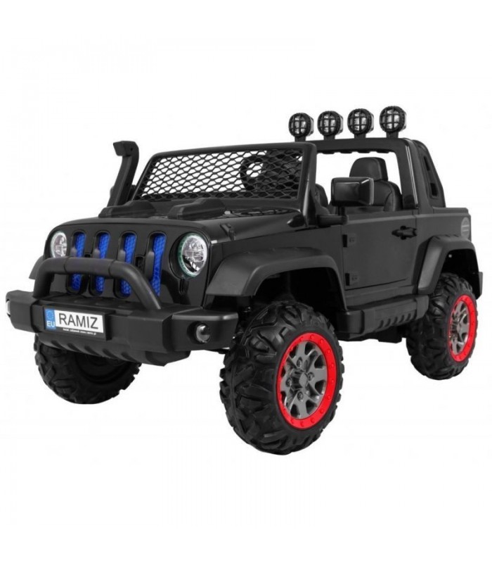 Voiture électrique 2 places 2 x 12V Allroad Noire - Pack Luxe