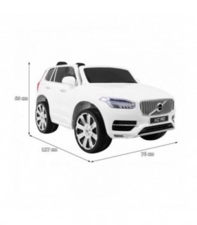 Voiture électrique 2 places 12V Volvo XC90 Blanche - Pack Luxe