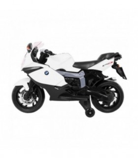 Moto électrique 12V BMW K1300S Blanche - pack luxe