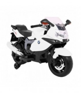 Moto électrique 12V BMW K1300S Blanche - pack luxe