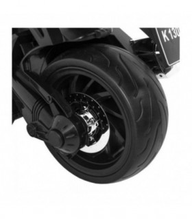 Moto électrique 12V BMW K1300S Blanche - pack luxe