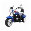 Moto électrique 6V NightBike Chopper Bleue