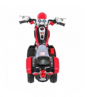 Moto électrique 6V NightBike Chopper Rouge