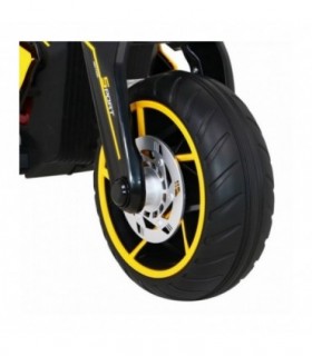 Moto électrique 12V Futur Jaune - Pack Evo