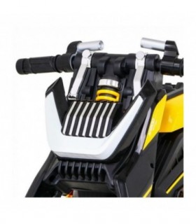 Moto électrique 12V Futur Jaune - Pack Evo