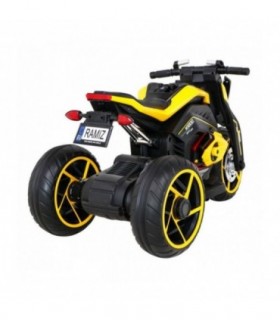 Moto électrique 12V Futur Jaune - Pack Evo