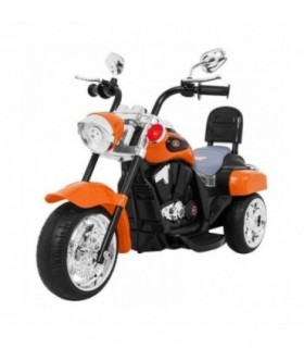 Moto électrique 6V NightBike Chopper Orange