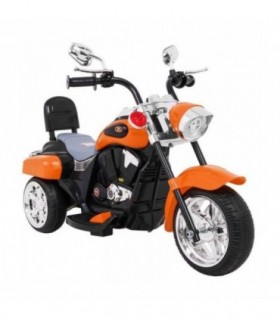Moto électrique 6V NightBike Chopper Orange
