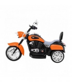 Moto électrique 6V NightBike Chopper Orange