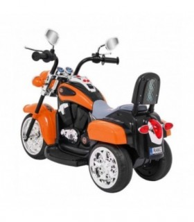 Moto électrique 6V NightBike Chopper Orange