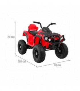 Quad électrique 12V Monster Air BDM 0906 Rouge - Pack Luxe
