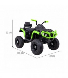 Quad électrique 12V Monster Air BDM 0906 Vert et Noir - Pack Luxe
