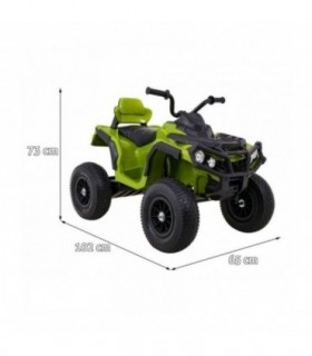 Quad électrique 12V Monster Air BDM 0906 Vert - Pack Luxe
