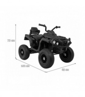 Quad électrique 12V Monster Air BDM 0906 Noir - Pack Luxe