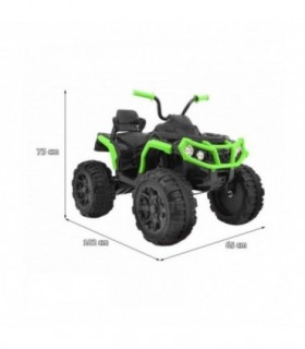 Quad électrique 12V Monster Vert et Noir - Pack Luxe