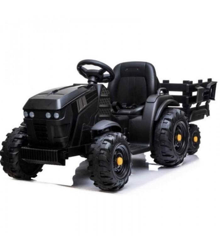 Tracteur avec remorque 12 Volts BDM0925 Noir - Pack Luxe