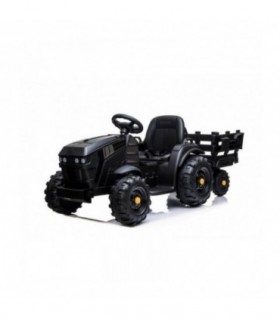 Tracteur avec remorque 12 Volts BDM0925 Noir - Pack Luxe