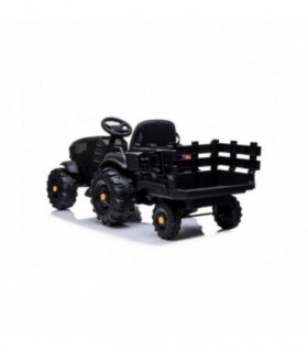 Tracteur avec remorque 12 Volts BDM0925 Noir - Pack Luxe