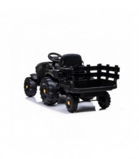 Tracteur avec remorque 12 Volts BDM0925 Noir - Pack Luxe